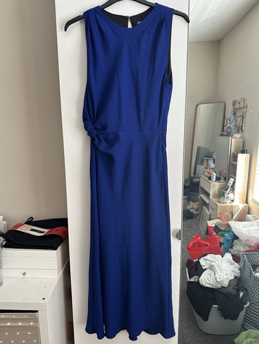Zara blue round - blue, keyhole