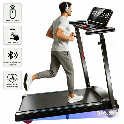 Folding treadmill with - 4,