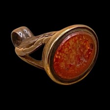 A Georgian gilt metal fob seal