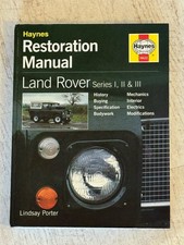 Haynes Manual H622 - Land Rover Series I, II & III Restoration Manual