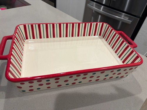 Holiday stoneware rectangular - holiday,