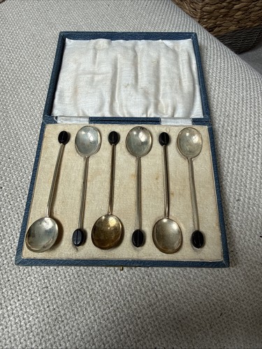 Antique vintage coffee spoons - antique,