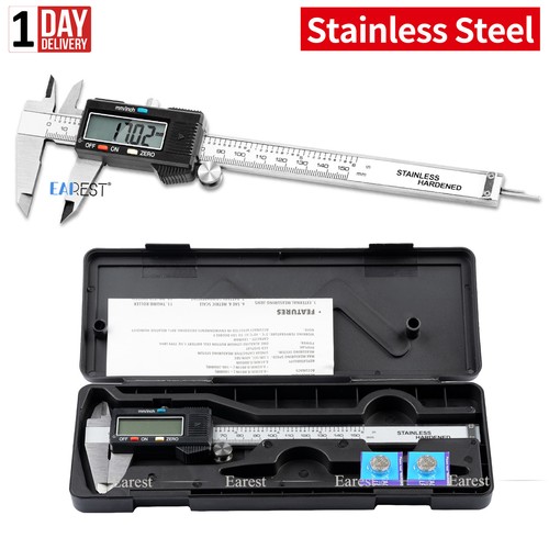 Stainless steel lcd digital - 6",