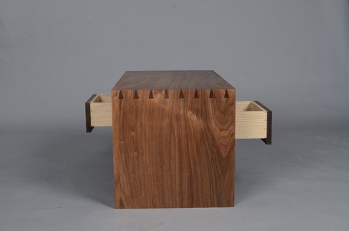 Low solid walnut - and, oak