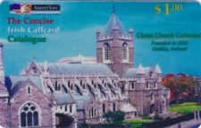MINT RARE USA  AmeriVox Phonecard Concise Irish Callcard Catalog - Christ Church
