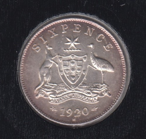 Coin australia 1920m - australia, silver