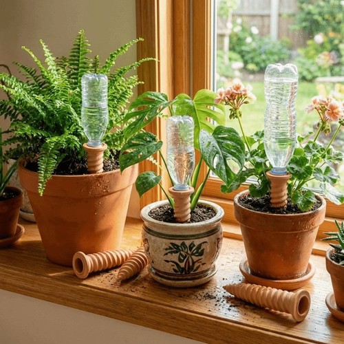 4pcs plant automatic - 4pcs, self