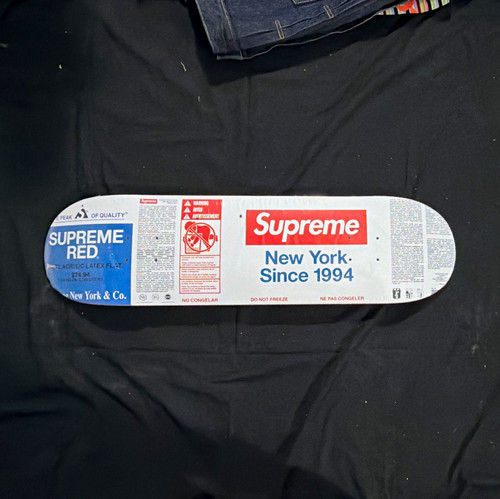 Supreme paint skateboard deck - paint,