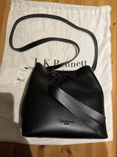 NEW LK Bennett Black Leather Handbag Shoulder Bag With Tags And DustBag RRP£195