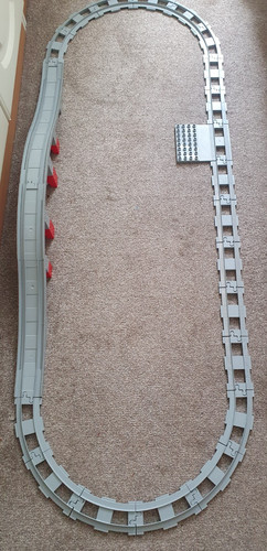 Duplo lego light grey track - duplo,