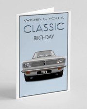 Vauxhall Viva HB Birthday card
