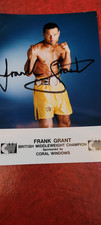 Frank Grant Boxer Signed