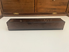 Vintage Wooden Sliding Lid Pen