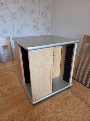 Vintage wooden rotating - 64-cd,