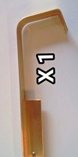 1 X STUK Straight Kitchen Worktop Gold Butt Hook Joint Trim Cover 630mm X 40mm