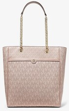 MICHAEL KORS MK : The ‘Blaire’ a Large Logo Tote Bag in Pink and Gold – NEW