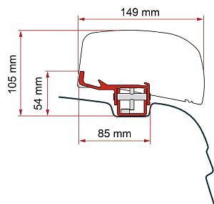 Fiamma f40 van adapter vwt5 - fiamma, vwt5/t6