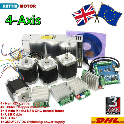 Cnc 4 axis nema23 - 【eu】,