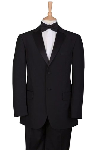 New mens black tuxedo suit - new,