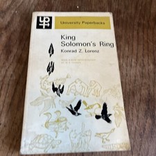 King Solomon's Ring (University Paperbacks) by Lorenz, Konrad Paperback Book