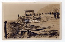 WALES, ABERYSTWYTH, HAVOC OF THE STORM, 1927, RP  LOT B