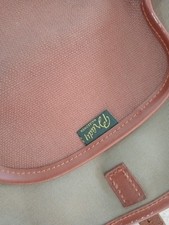 Brady Canvas and Leather Gun Sling.Length 44 Inches Max Width 8.5 Inches Max