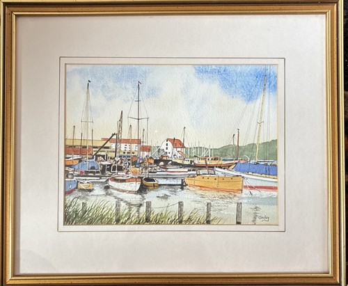 Original watercolour tide mill - original,