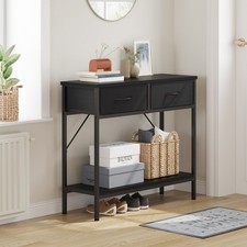 Black Console Table MDF Top