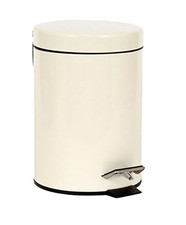 STAINLESS STEEL PEDAL BIN HOME OFFICE KITCHEN BATHROOM TOILET RUBBISH WASTE BIN