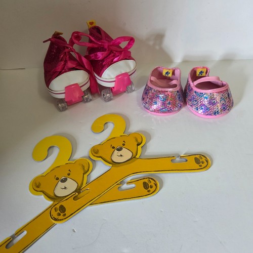 Build bear pink shoes - bear,