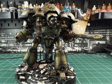 Chaos Knight Tyrant Warhammer 40K Custom Base Beautifully Painted