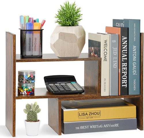 Expandable wood desktop - wood,