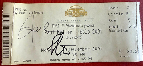 Paul weller 2001 royal - weller, albert