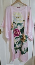 Pink Floral Woman's Silky