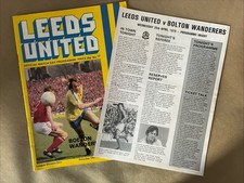 LEEDS UTD V BOLTON 1978-79