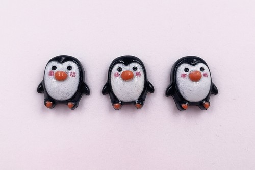 5pcs resin mini penguin - mini,