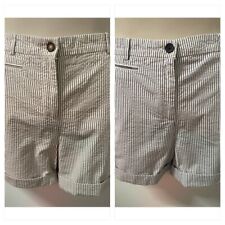 MARKS & SPENCER PER UNA Stripe 100% Cotton Shorts 2 Colours Sizes 6-18 