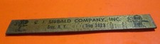 OLD 6 in WOOD RULER
