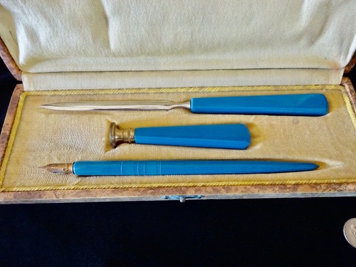 Antique writing set art deco - writing,