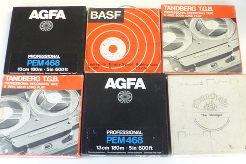 Boxed audio tapes agfa - 6x, tapes: