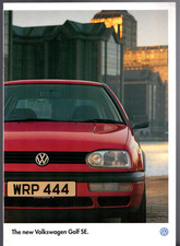 Volkswagen Golf SE Mk3 Limited Edition 1995-1996 UK Market Sales Brochure
