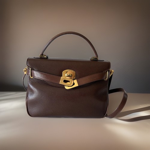 Authentic bally hand bag - bally, brown