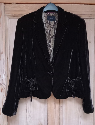 Per una velvet jacket - una,