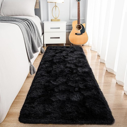Black hallway runner rug - black,