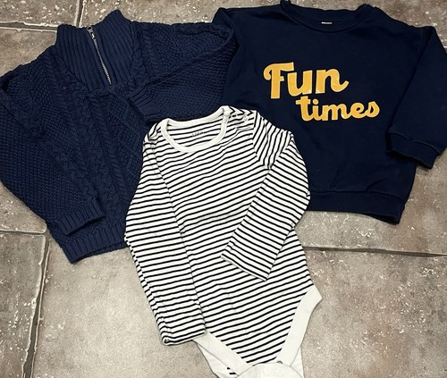 Baby boys top - m&s, (x3