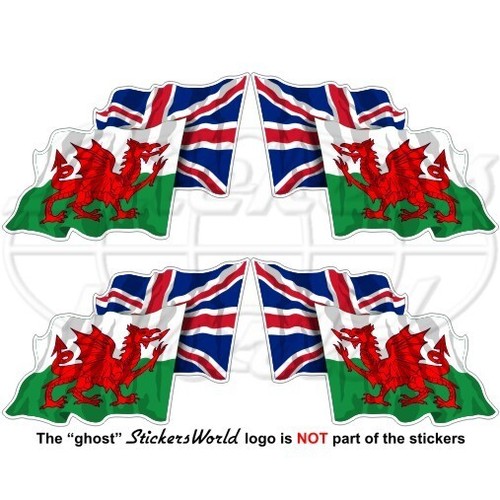 Wales flying flag pair - flying,