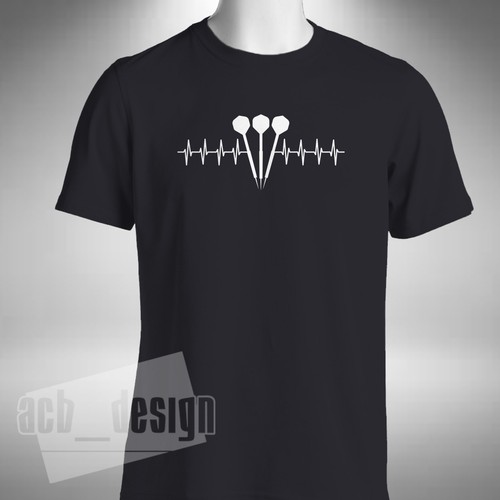 Darts heartbeat shirt 180 - t-shirt,