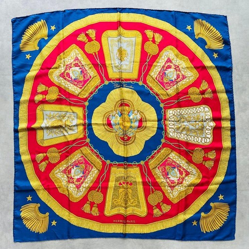 Hermes fringed carré silk - hermes,
