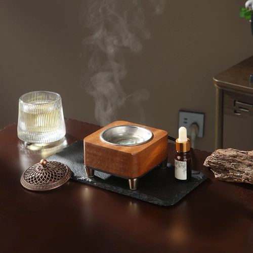 Wooden electronic incense - wooden,