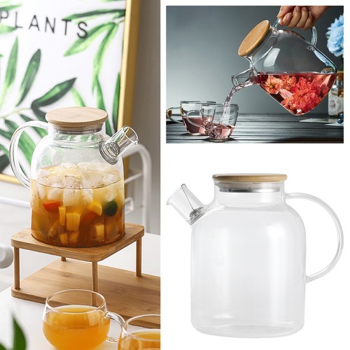 1800ml glass water pitcher jug - glass,